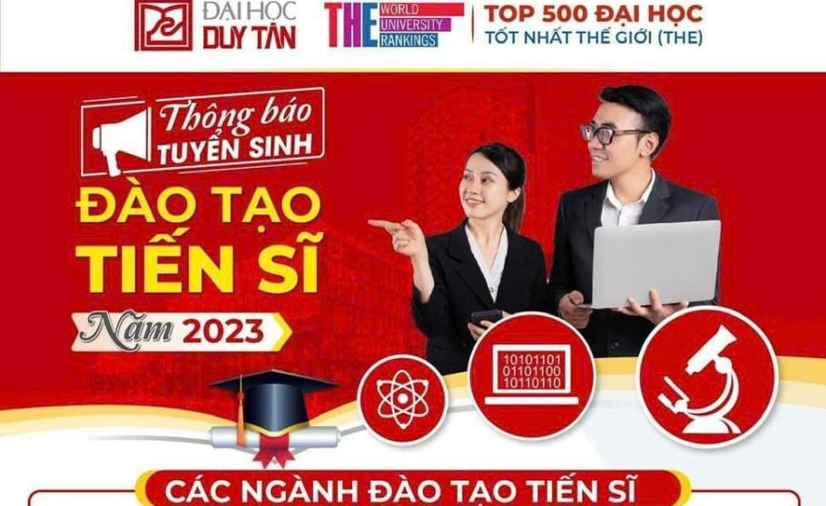 Thông báo Tuyển sinh đào tạo trình độ Tiến sĩ đợt 2 năm 2023